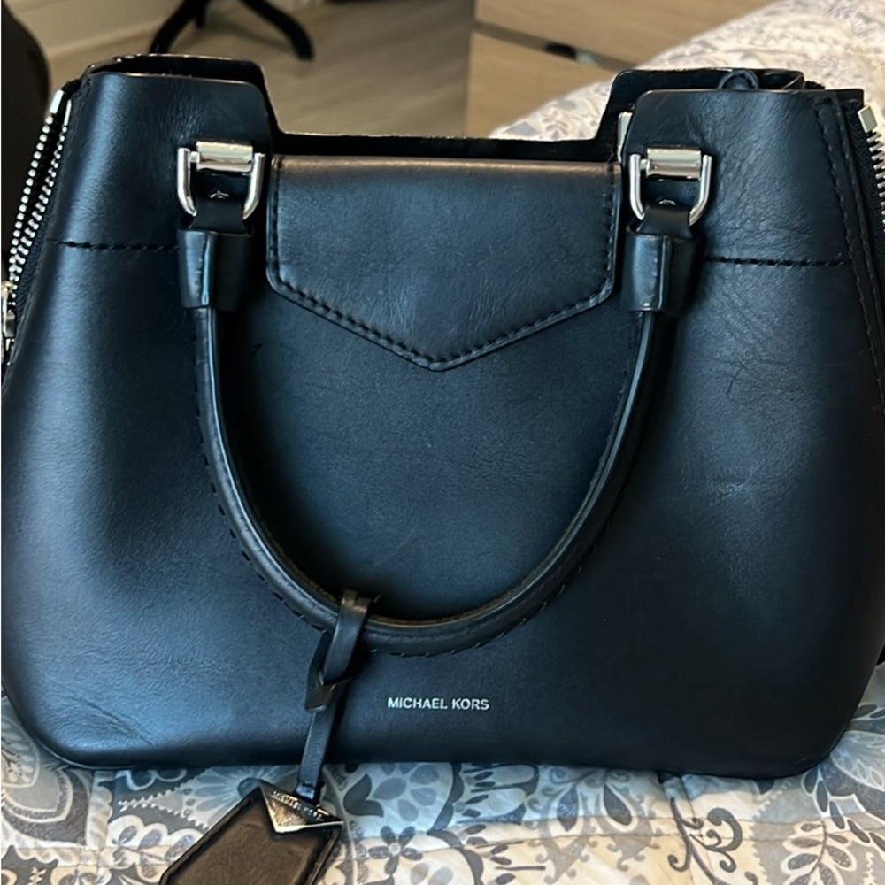Michael Kors Black Leather Handbag